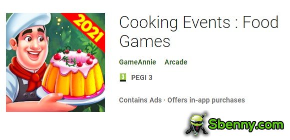 cooking events food games
