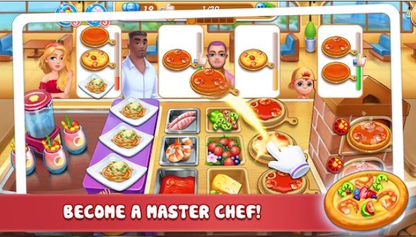 Gameplay screenshot from cooking life master chef and fever cooking game for Android