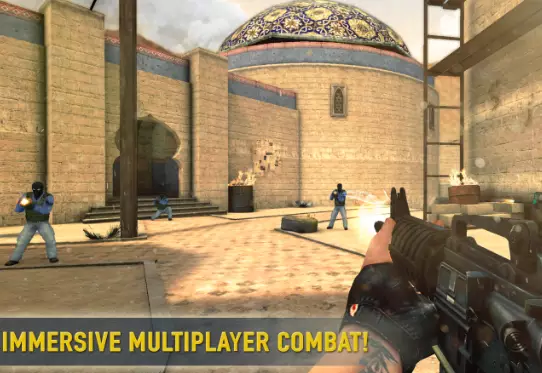 Gameplay screenshot from counter Attack 3d multiplayer shooter for Android