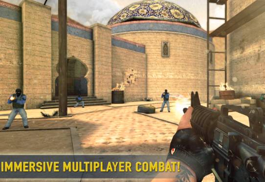 Gameplay screenshot from counter Attack 3d multiplayer shooter for Android