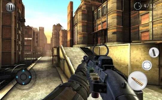 Gameplay screenshot from counter terrorist strike free action game for Android