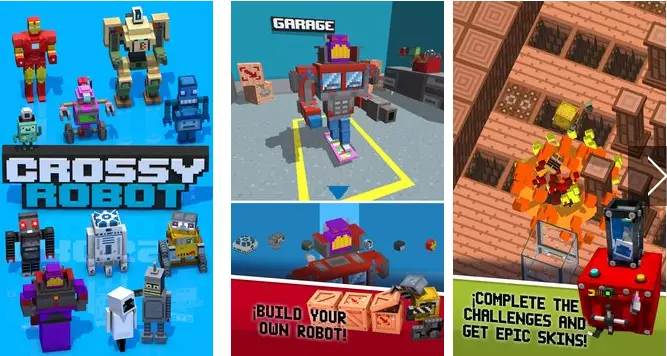  Crossy Robot : Combine Skins