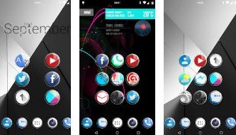 Gameplay screenshot from crystal glass icon pack hd for Android