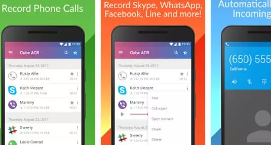 Gameplay screenshot from cube call recorder acr for Android