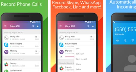 Gameplay screenshot from cube call recorder acr for Android