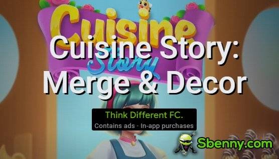 cuisine story merge and decor