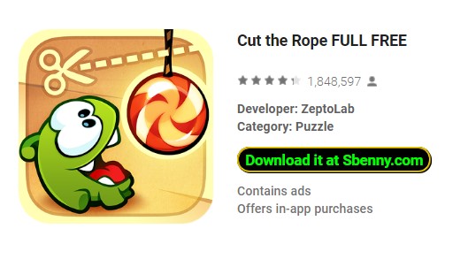 Cut the Rope FULL FREE Unlimited Super Power MOD APK