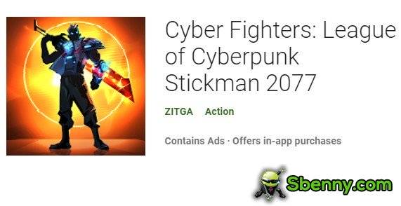  Cyber Fighters: League of Cyberpunk Stickman 2077