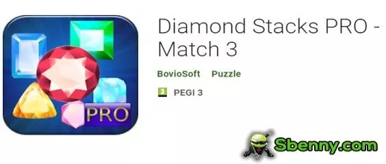 Gameplay screenshot from diamond stacks pro match for Android