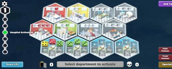 Gameplay screenshot from dice hospital for Android