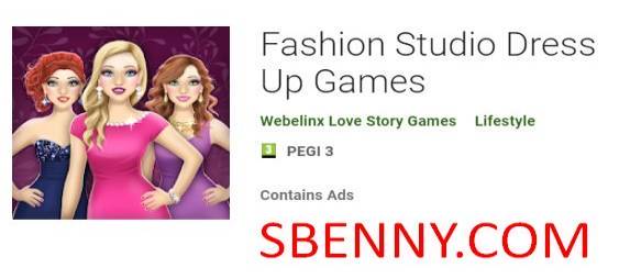 fashion studio dress up games