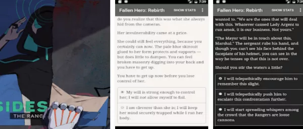 Gameplay screenshot from fallen hero rebirth for Android