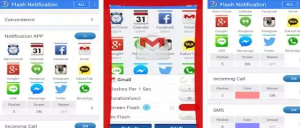 Gameplay screenshot from flash notification 2 for Android