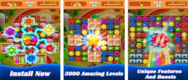 Gameplay screenshot from flower garden for Android