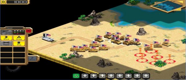 Gameplay screenshot from desert stormfront rts for Android