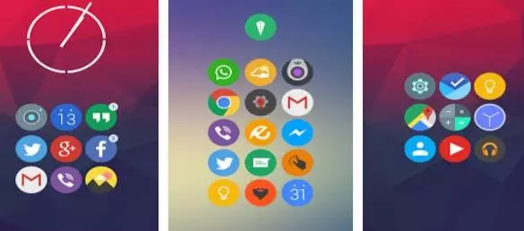 Gameplay screenshot from elun icon pack for Android