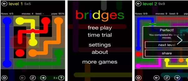 Flow Free Bridges