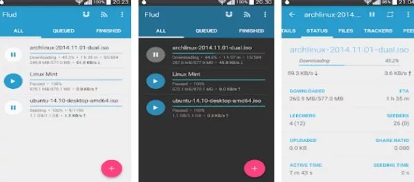Gameplay screenshot from flud for Android