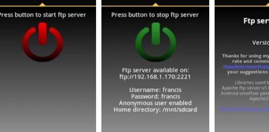 Gameplay screenshot from ftp server pro tv for Android