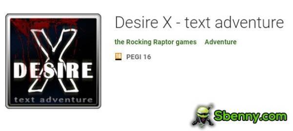 desire x ttext adventure