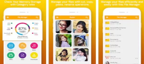 Gameplay screenshot from file manager for Android