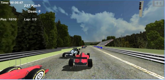 Gameplay screenshot from formula fast 1 for Android