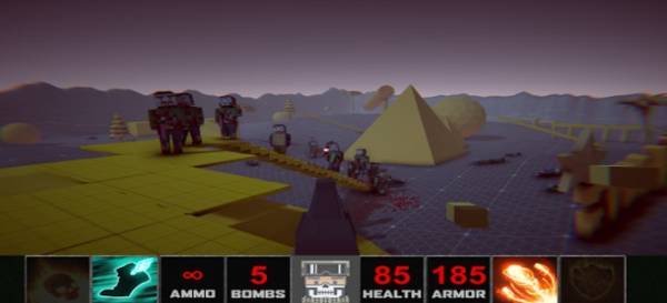 Gameplay screenshot from doom zombies chainsaw devil blood dungeon monsters for Android