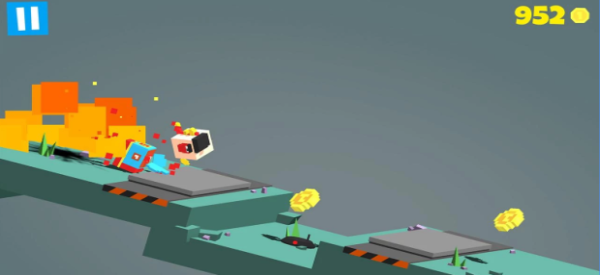 Gameplay screenshot from flippy hills for Android