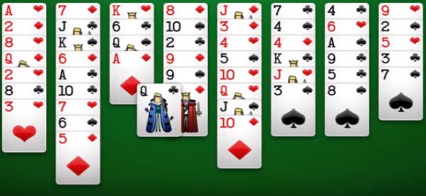 Gameplay screenshot from freecell solitaire plus for Android