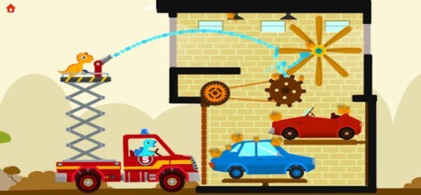Gameplay screenshot from fire truck rescue for Android