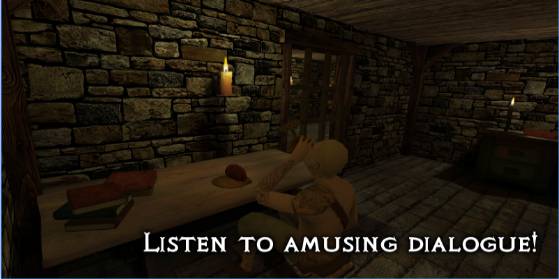 Gameplay screenshot from Dungeon Escape VR for Android