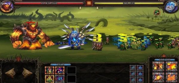 Gameplay screenshot from epic heroes war shadow lord stickman premium for Android