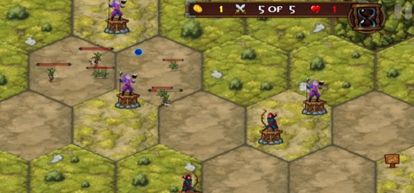 Gameplay screenshot from fantastic medieval defense tower defense for Android