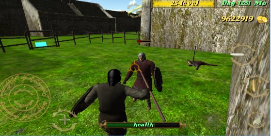 Gameplay screenshot from deadly medieval arena for Android