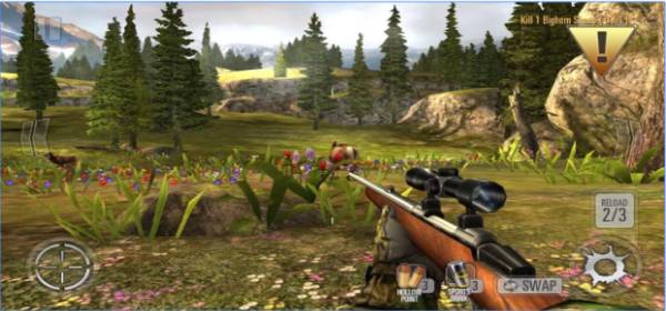 Gameplay screenshot from deer hunter classic for Android