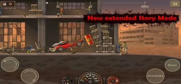 Gameplay screenshot from earn to die 2 for Android