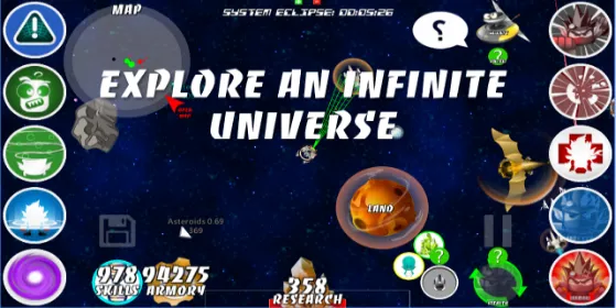 Gameplay screenshot from far stars for Android