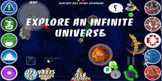 Gameplay screenshot from far stars for Android