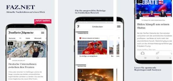 Gameplay screenshot from faznet nachrichten app for Android