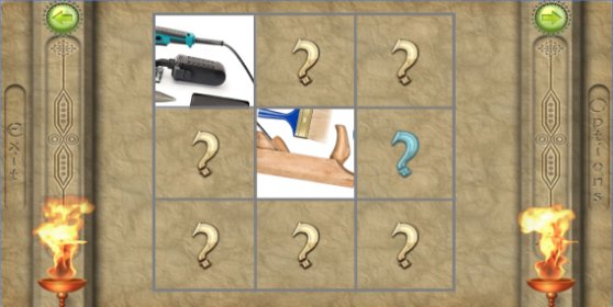 Gameplay screenshot from flippix jigsaw eye candy for Android