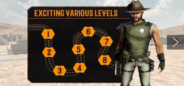 Gameplay screenshot from Furious Train Sniper 2016 for Android