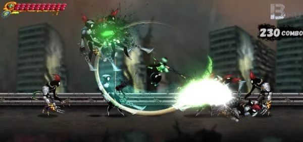 Gameplay screenshot from demons must die stickman slasher for Android