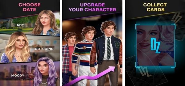 Gameplay screenshot from love sick interactive stories for Android