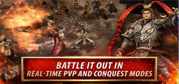 Gameplay screenshot from dynasty warriors unleashed for Android
