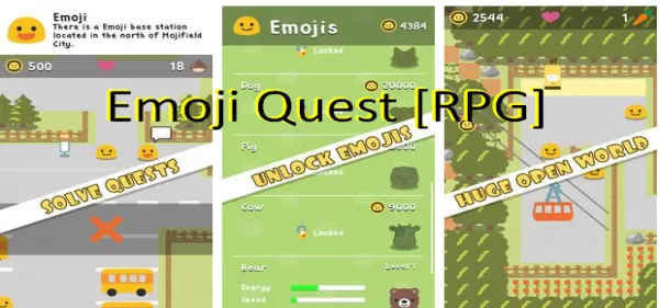 emoji quest rpg