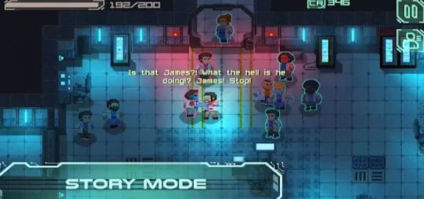 Gameplay screenshot from endurance space shooting rpg game for Android