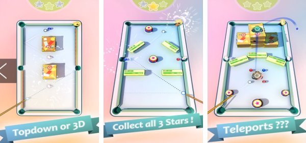 Gameplay screenshot from epic pool billiard tricks for Android