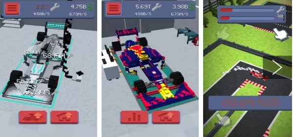 Gameplay screenshot from formula clicker idle manager for Android