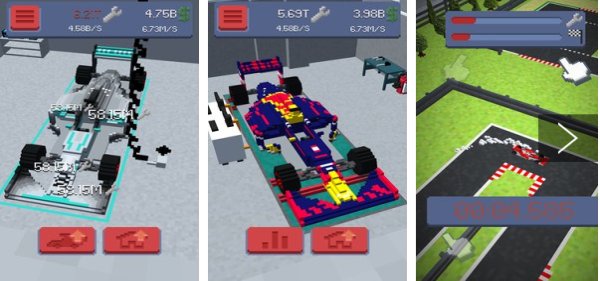 Gameplay screenshot from formula clicker idle manager for Android