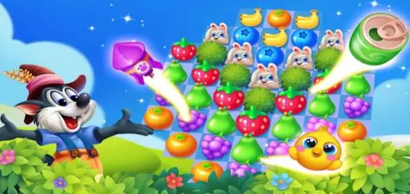 Gameplay screenshot from fruit harvest time for Android